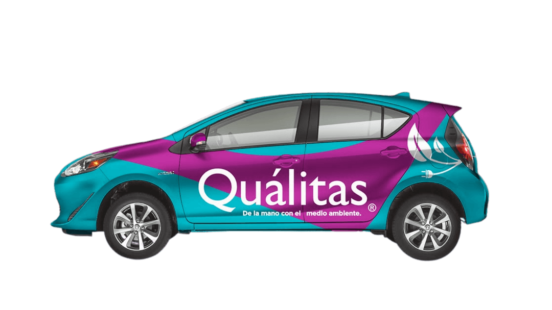 Coche cubierto por Qualitas